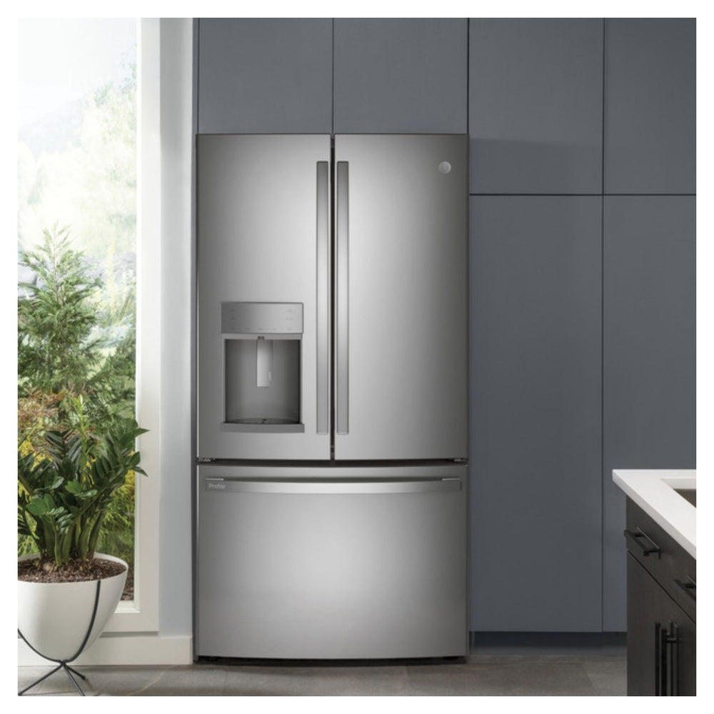 GE Profile GE Profile™ ENERGY STAR® 27.7 Cu. Ft. Fingerprint Resistant French-Door Refriger