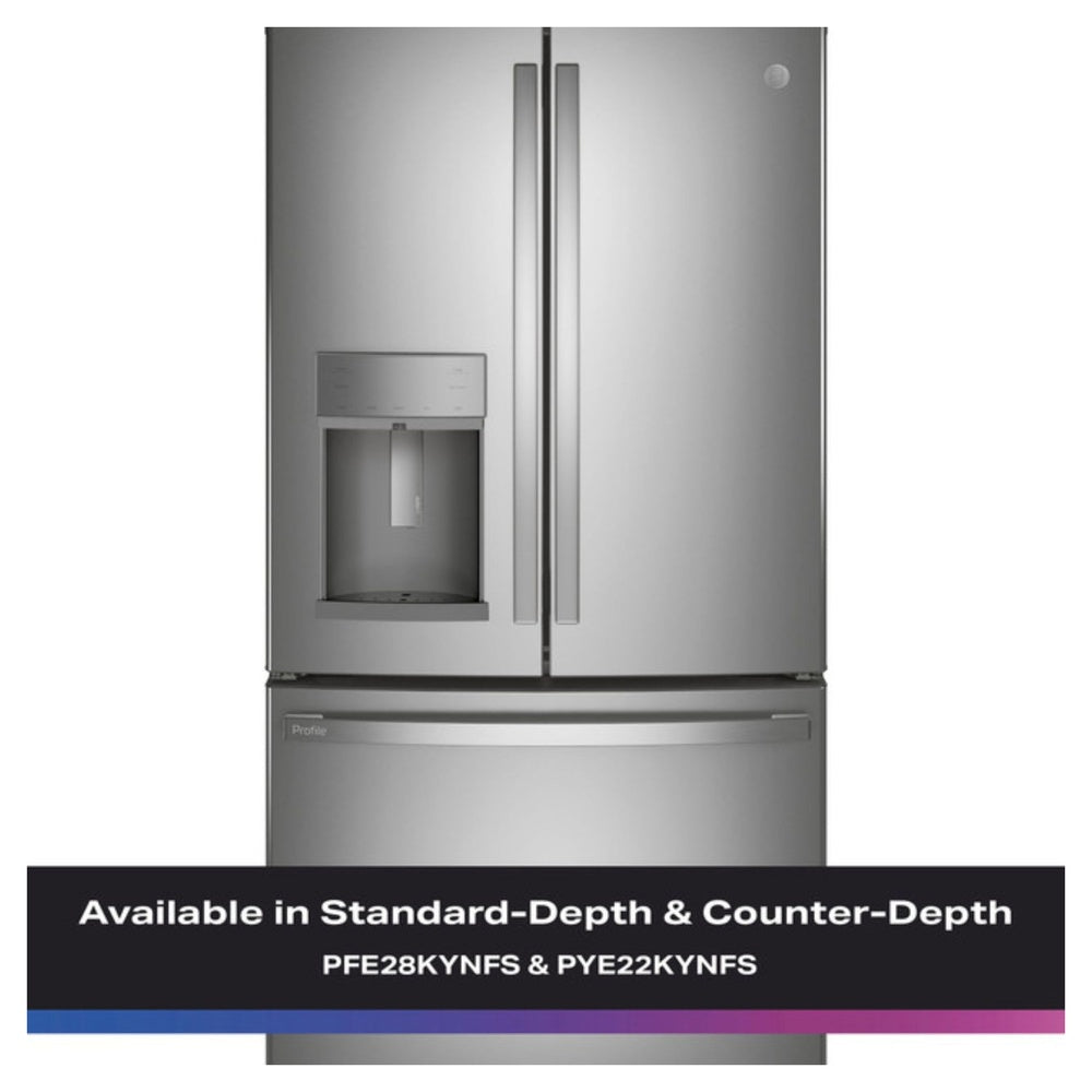 GE Profile GE Profile™ ENERGY STAR® 27.7 Cu. Ft. Fingerprint Resistant French-Door Refriger