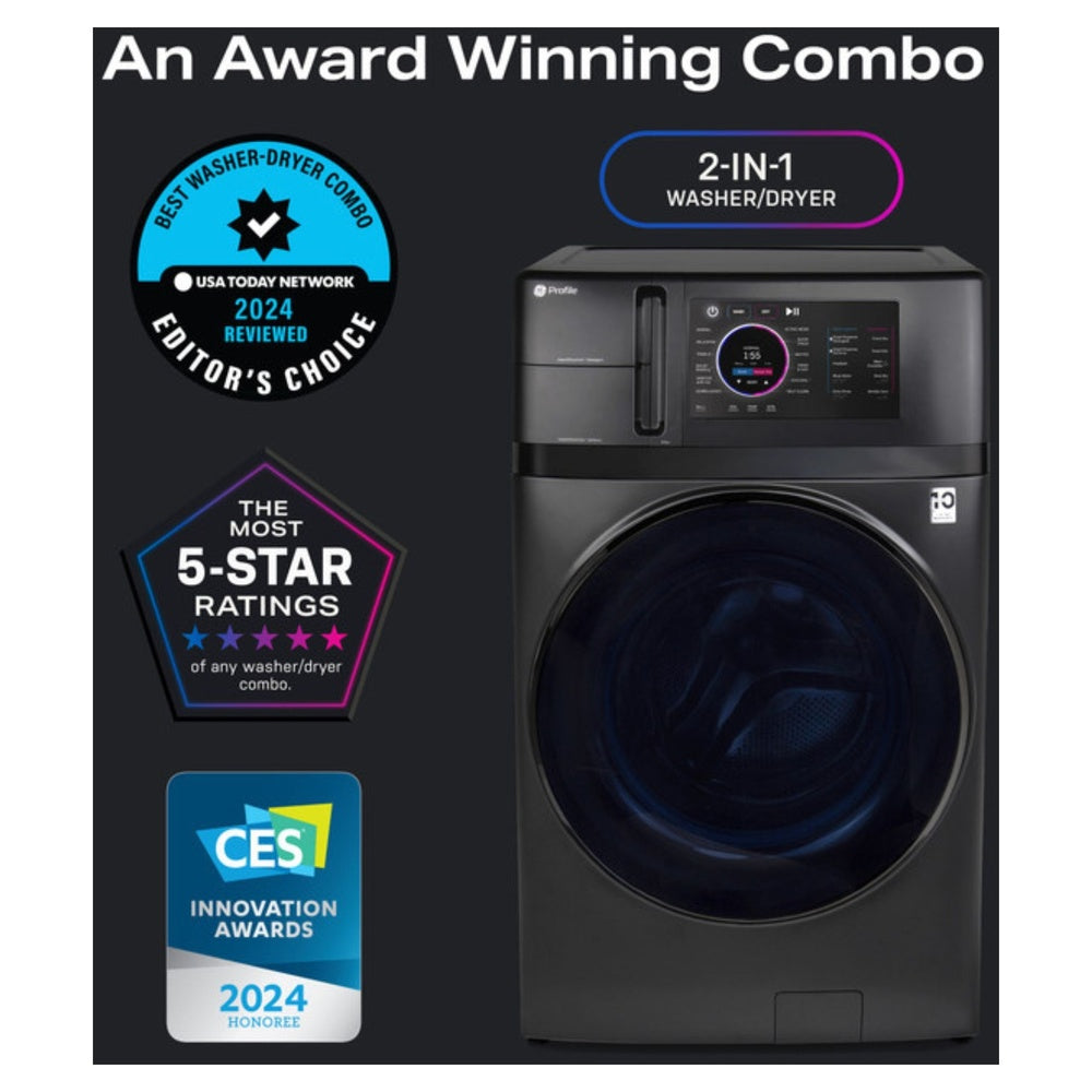 GE Profile GE Profile ENERGY STAR 4.8 cu. ft. Capacity UltraFast Combo with Ventless Invert