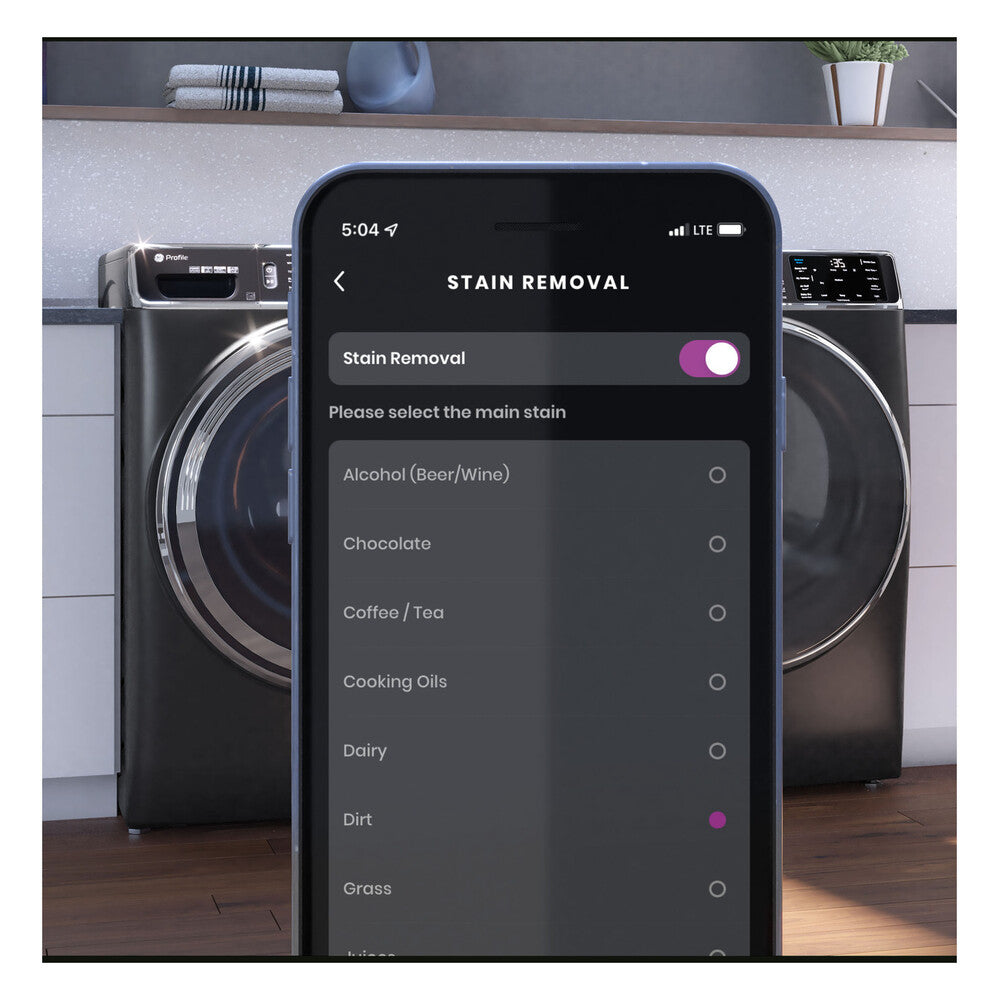 GE Profile GE Profile™ 5.5 cu. ft. Capacity Smart Front Load ENERGY STAR® Steam Washer with