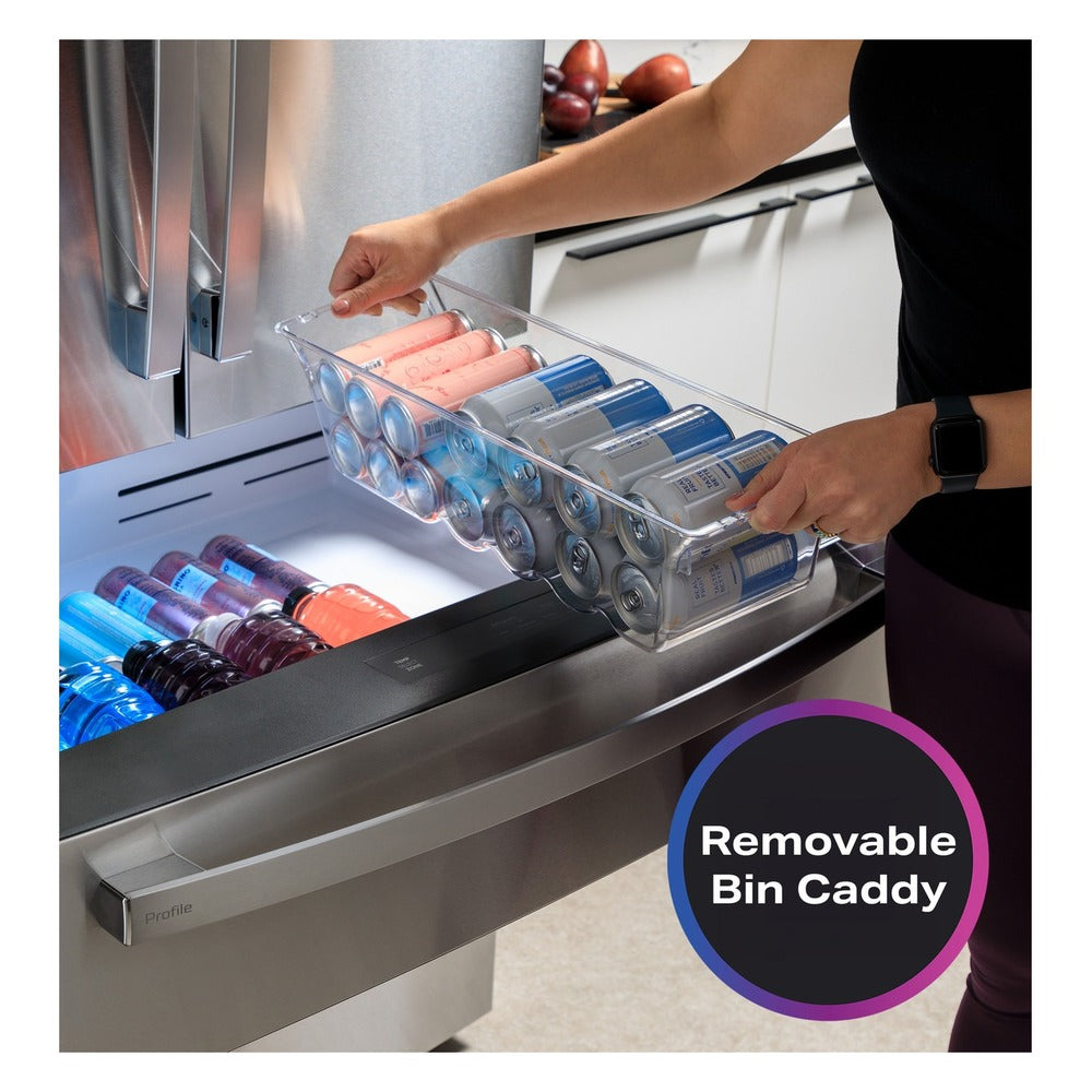 GE Profile GE Profile™ ENERGY STAR® 29 Cu. Ft. Smart Fingerprint Resistant 4-Door French-Do