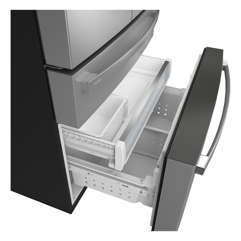 GE Profile GE Profile™ ENERGY STAR® 29 Cu. Ft. Smart Fingerprint Resistant 4-Door French-Do