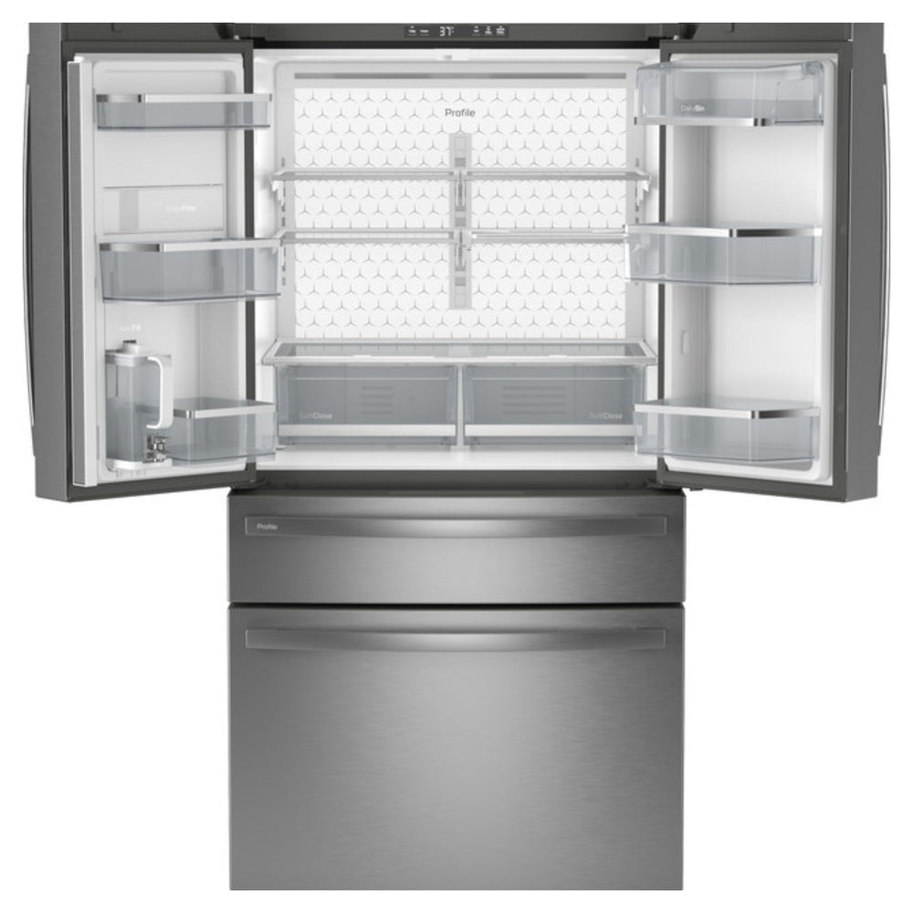GE Profile GE Profile™ ENERGY STAR® 28.7 Cu. Ft. Smart Fingerprint Resistant 4-Door French-