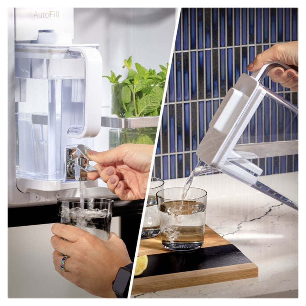 GE Profile GE Profile™ ENERGY STAR® 28.7 Cu. Ft. Smart Fingerprint Resistant 4-Door French-