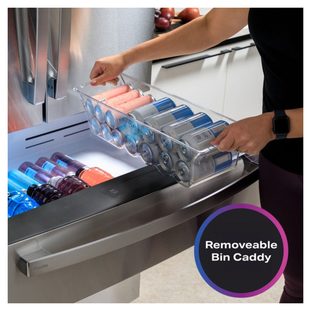 GE Profile GE Profile™ ENERGY STAR® 28.7 Cu. Ft. Smart Fingerprint Resistant 4-Door French-