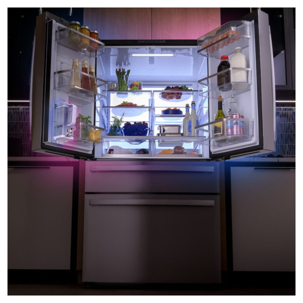 GE Profile GE Profile™ ENERGY STAR® 28.7 Cu. Ft. Smart Fingerprint Resistant 4-Door French-