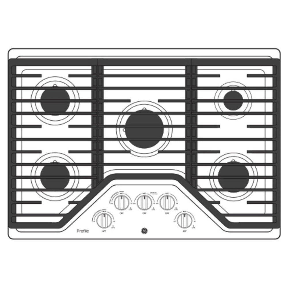 GE Profile GE Profile™ 30" Built-In Gas Cooktop with 5 Burners