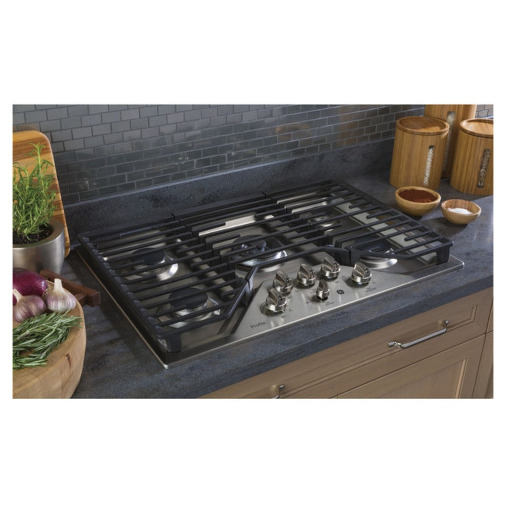 GE Profile GE Profile™ 30" Built-In Tri-Ring Gas Cooktop with 5 Burners and Included Extra-