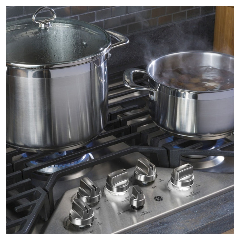 GE Profile GE Profile™ 30" Built-In Tri-Ring Gas Cooktop with 5 Burners and Included Extra-