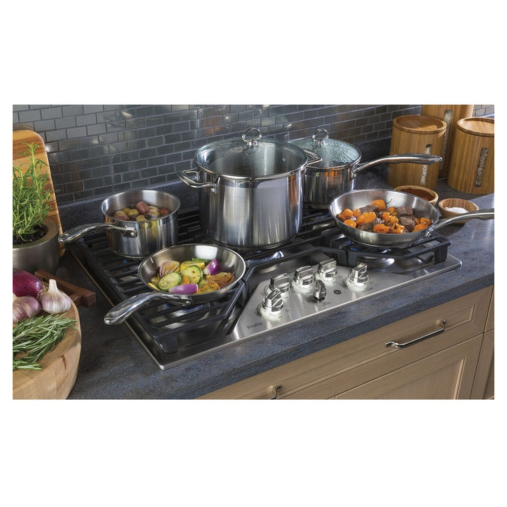 GE Profile GE Profile™ 30" Built-In Tri-Ring Gas Cooktop with 5 Burners and Included Extra-