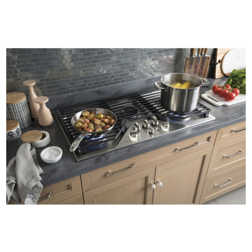 GE Profile GE Profile™ 36" Built-In Tri-Ring Gas Cooktop with 5 Burners and Included Extra-