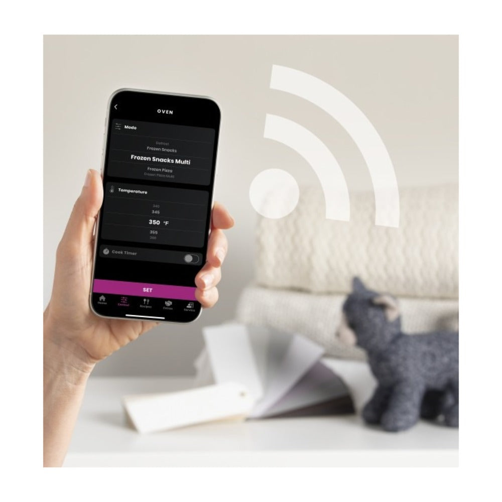 GE Profile GE Profile™ 30" Smart Slide-In Front-Control Gas Fingerprint Resistant Range wit