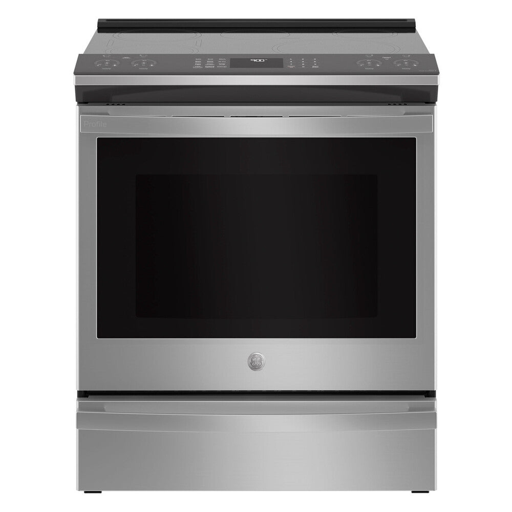 GE Profile GE Profile™ 30" Smart Slide-In Fingerprint Resistant Front-Control Induction and