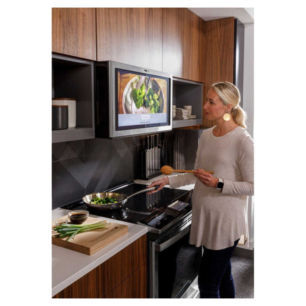 GE Profile GE Profile™ 30" Smart Slide-In Fingerprint Resistant Front-Control Induction and
