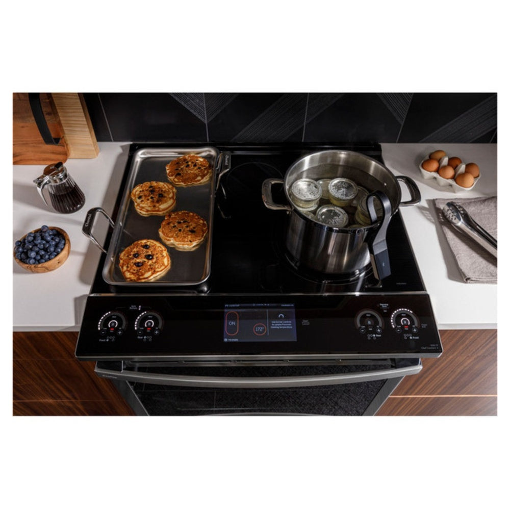 GE Profile GE Profile™ 30" Smart Slide-In Fingerprint Resistant Front-Control Induction and