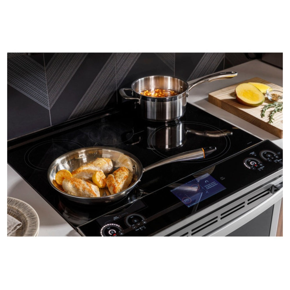 GE Profile GE Profile™ 30" Smart Slide-In Fingerprint Resistant Front-Control Induction and