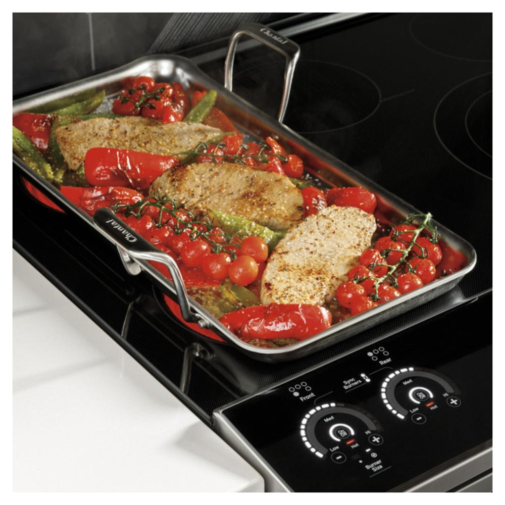 GE Profile GE Profile™ 30" Smart Slide-In Fingerprint Resistant Front-Control Induction and