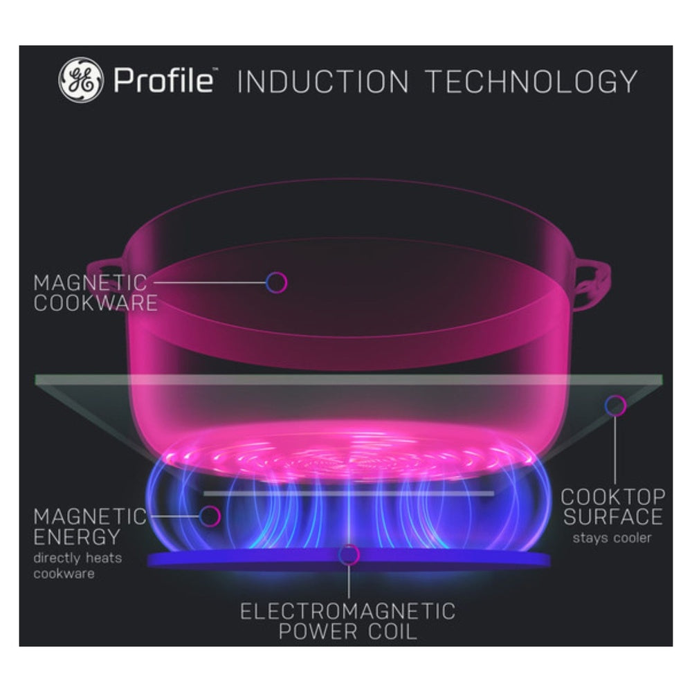 GE Profile GE Profile™ 30" Smart Slide-In Fingerprint Resistant Front-Control Induction and