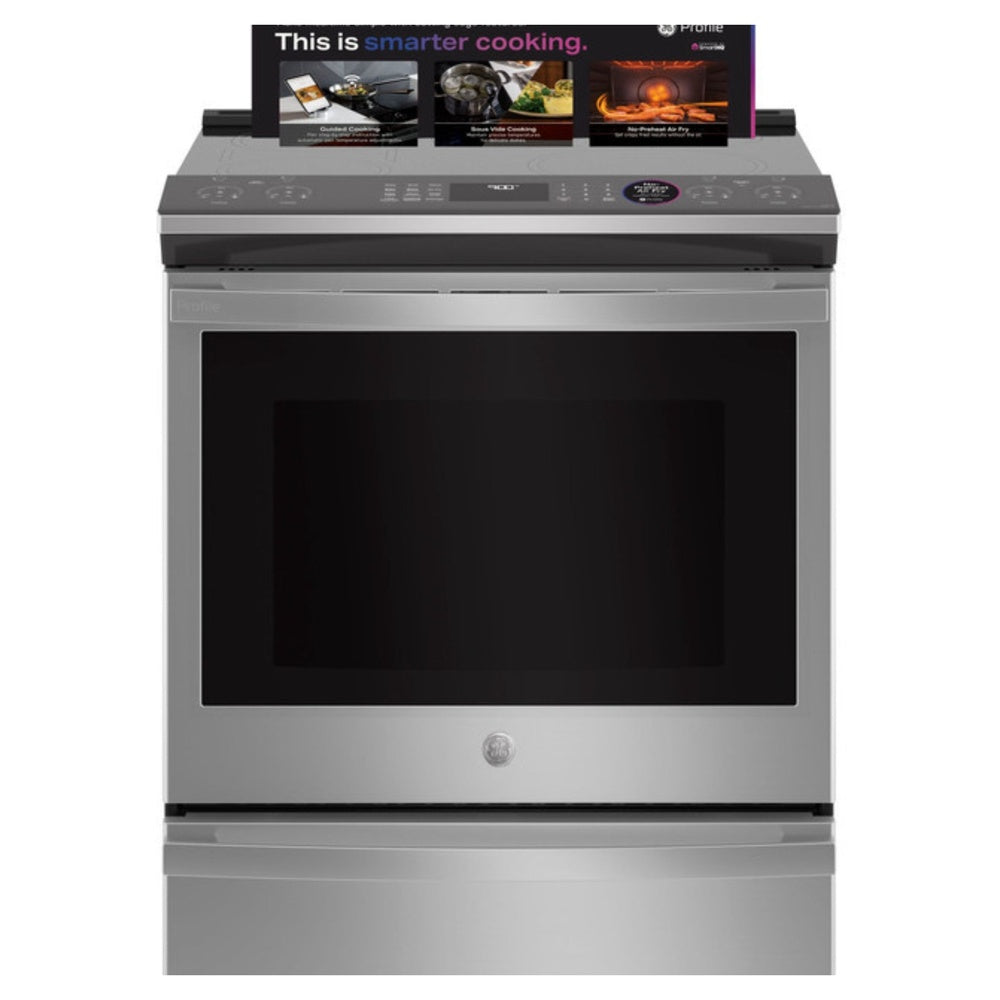 GE Profile GE Profile™ 30" Smart Slide-In Fingerprint Resistant Front-Control Induction and