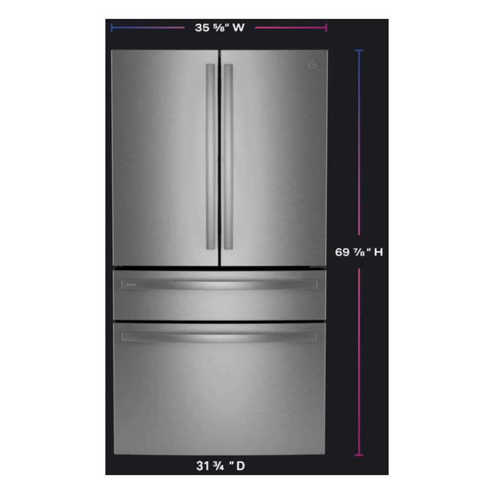 GE Profile GE Profile™ ENERGY STAR® 23.2 Cu. Ft. Smart Counter-Depth Fingerprint Resistant 