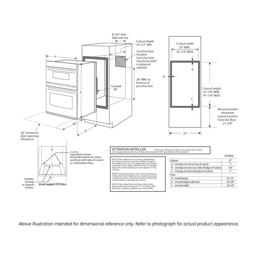 GE Profile GE Profile™ 27" Built-In Combination Convection Microwave/Convection Wall Oven