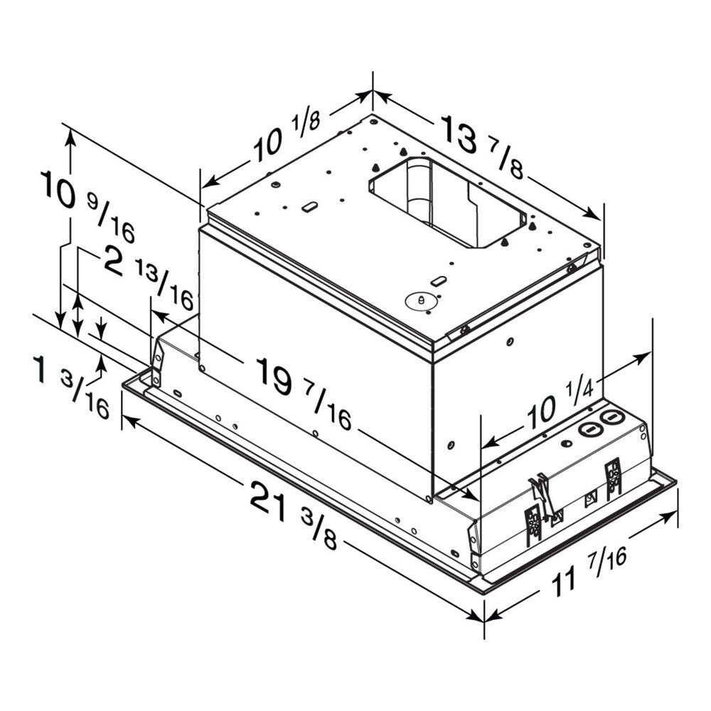 Broan Broan-NuTone Elite® 21-Inch Range Hood Power Pack Insert, w/ SmartSense® Auto Op