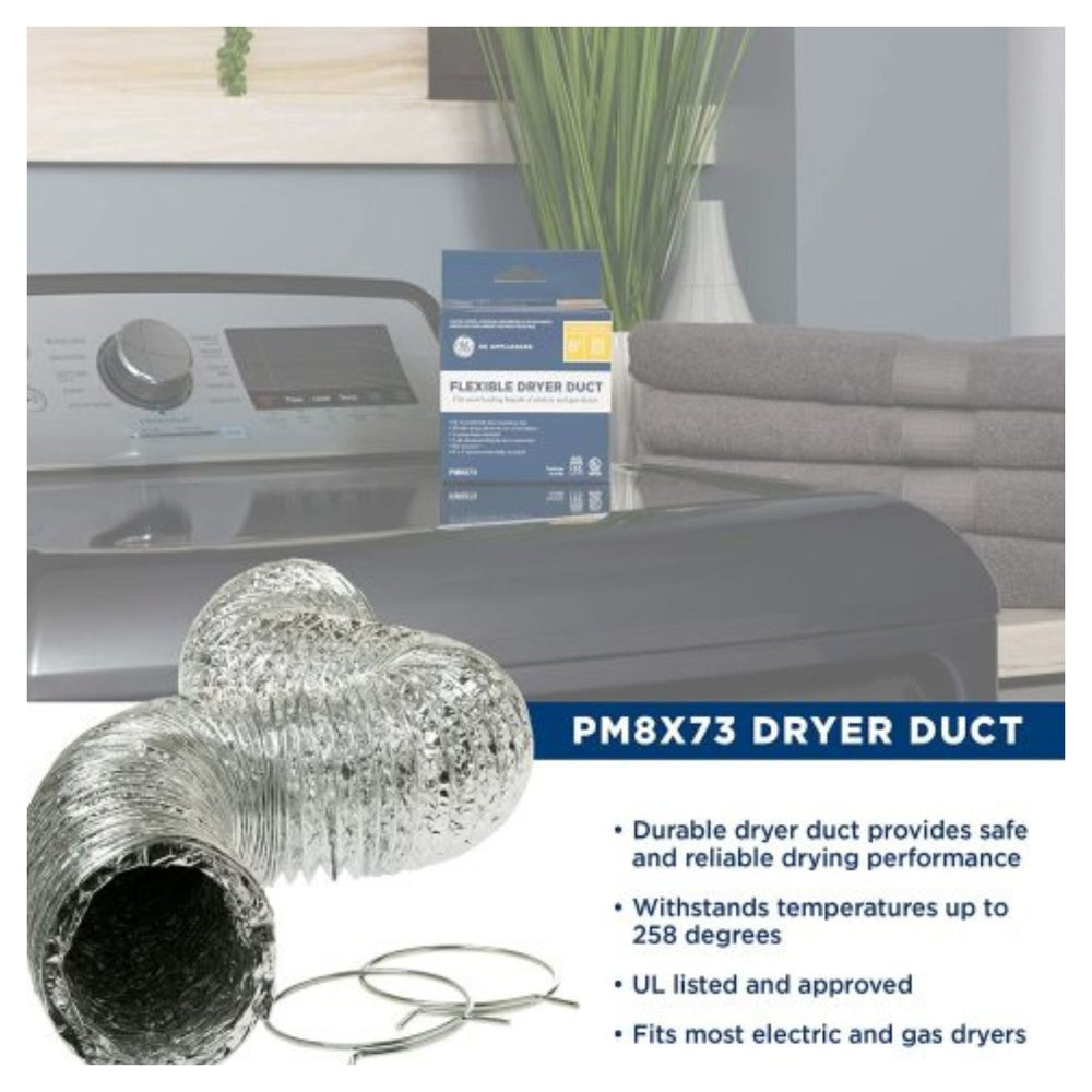 GE Super Flexible Foil 8' Transition Duct