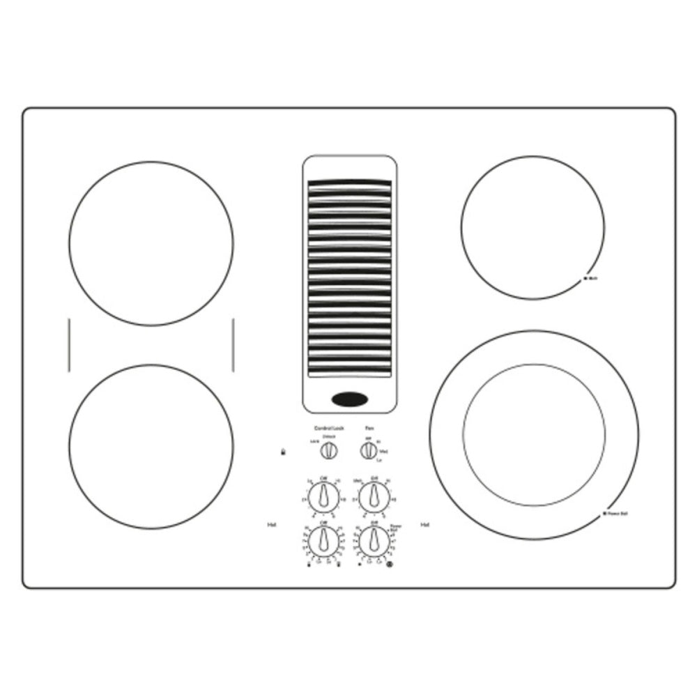 GE Profile GE Profile™ 30" Downdraft Electric Cooktop