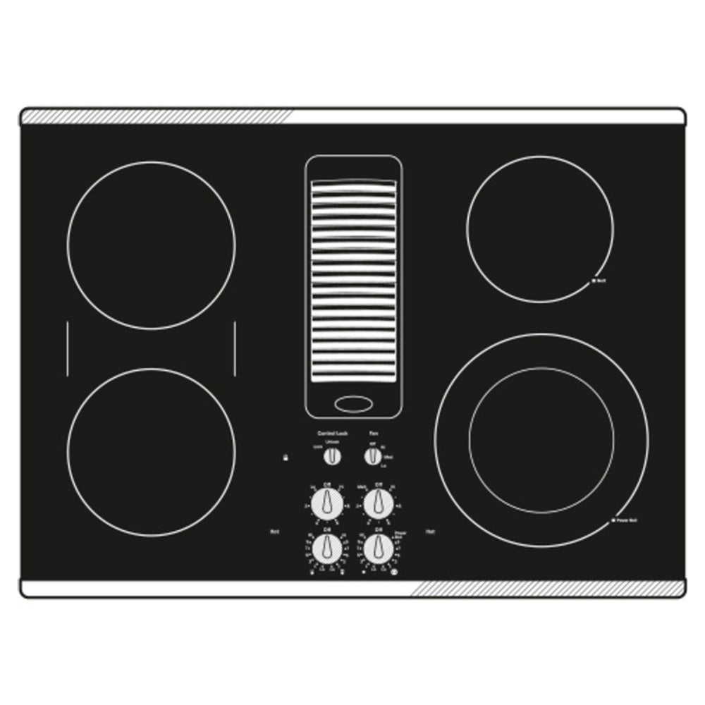 GE Profile GE Profile™ 30" Downdraft Electric Cooktop