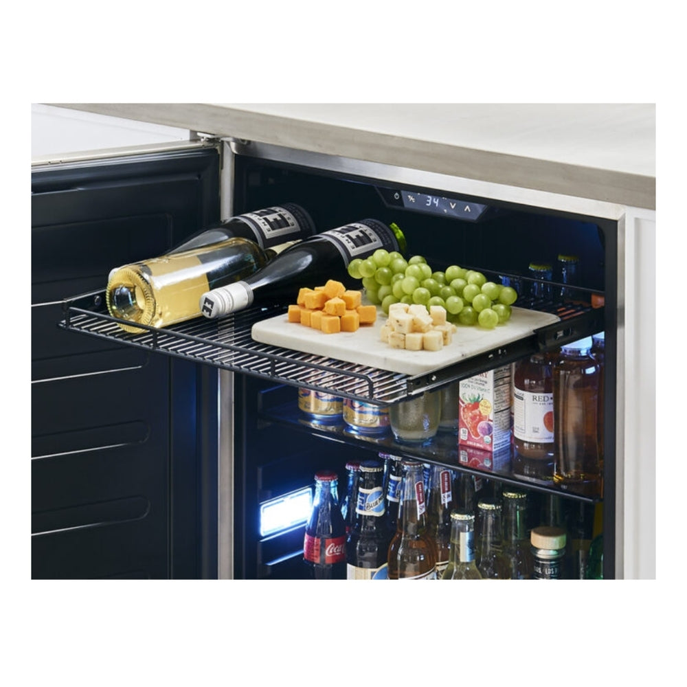 Zephyr Presrv Bev Outdoor Cooler, 24in UC, SS, Lock, 1Z