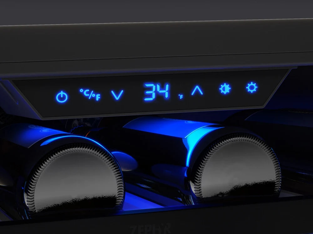 Zephyr Presrv Bev Cooler, 24in UC, Panel Ready+Gls, 1Z