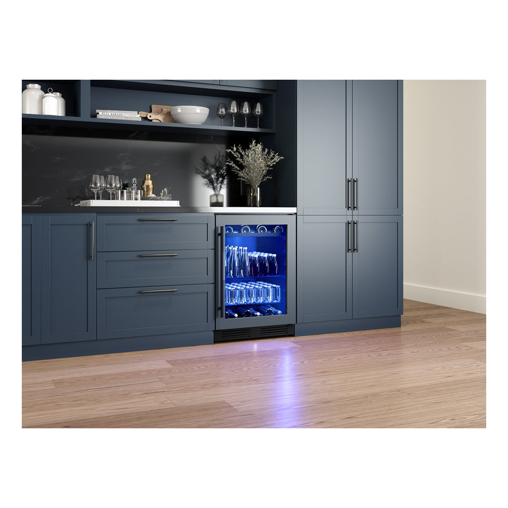 Zephyr Presrv Bev Cooler, 24in UC, Panel Ready+Gls, 1Z