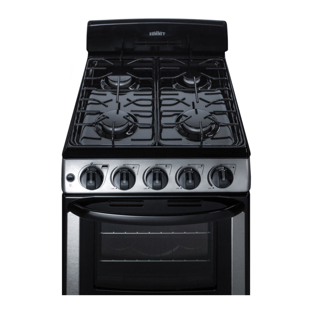Summit 20" Wide Gas Range