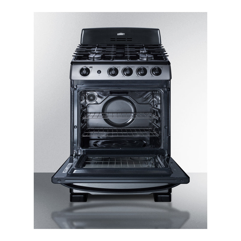 Summit 24" Wide Gas Range