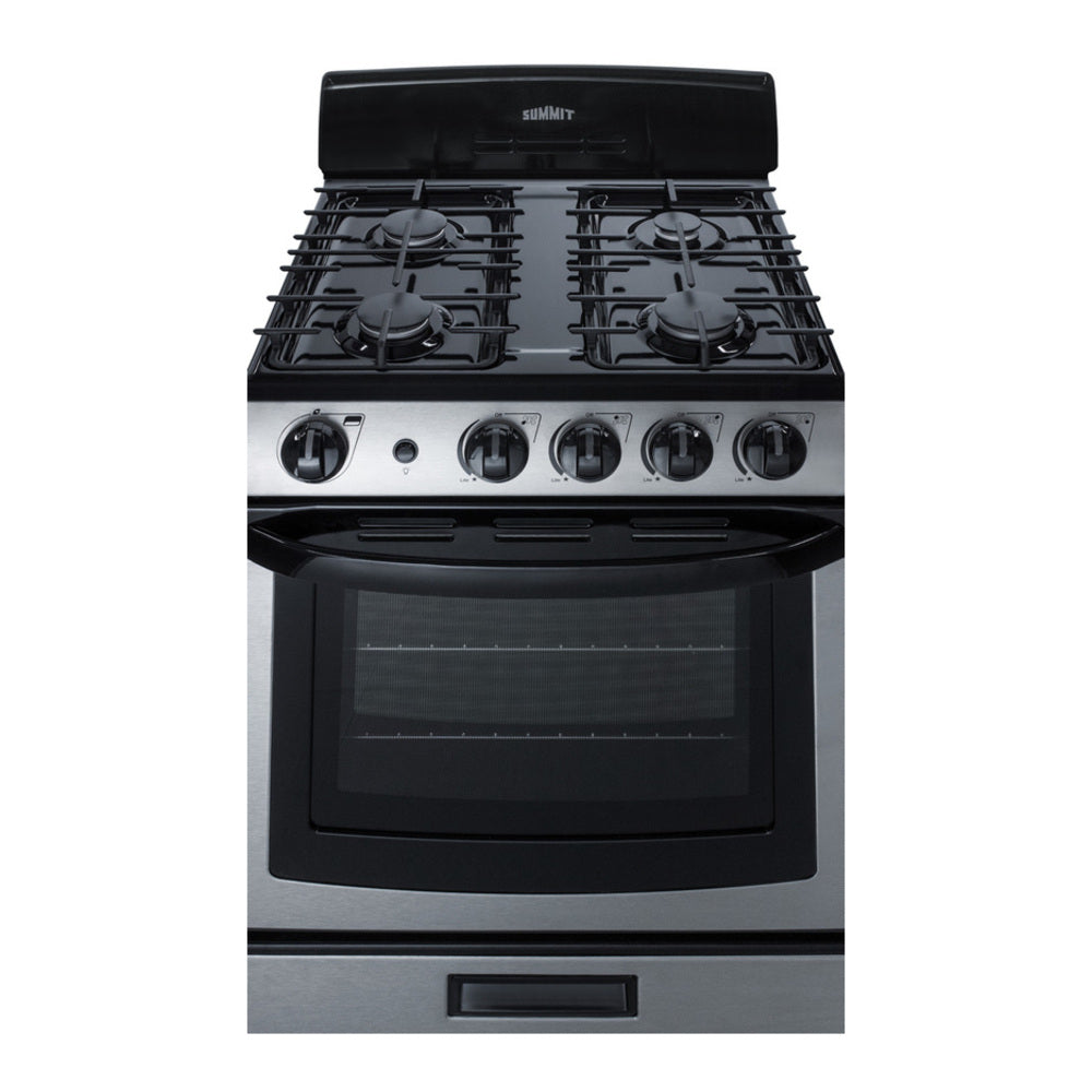 Summit 24" Wide Gas Range