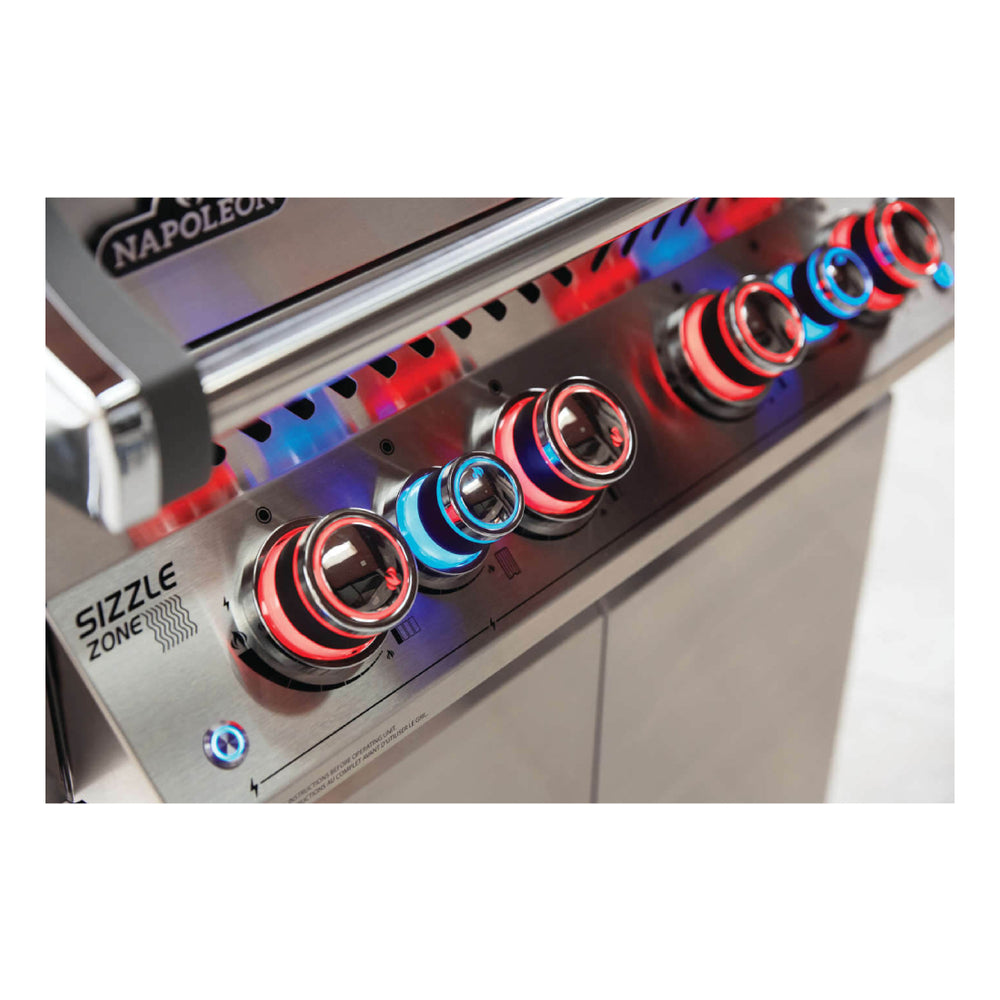 Napoleon Legacy Prestige PRO 500 RSIB with Infrared Side and Rear Burners , Propane, Stai