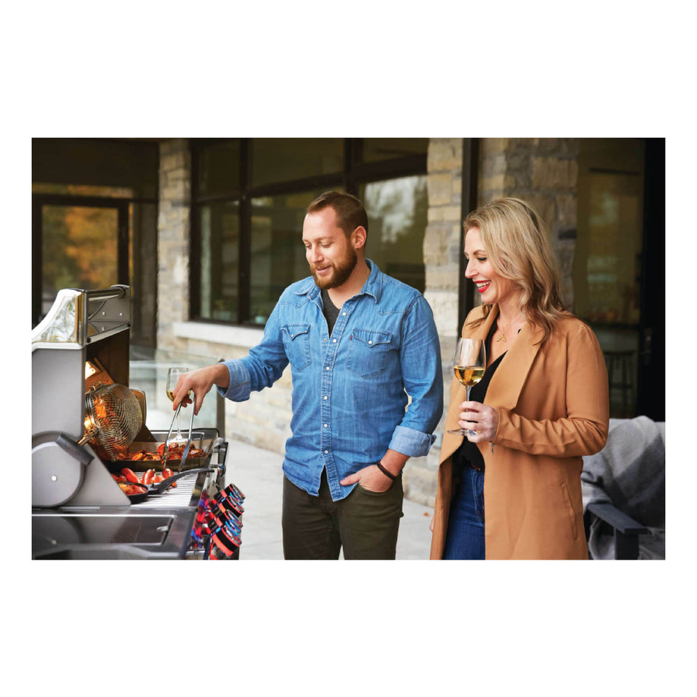 Napoleon Legacy Prestige PRO 500 RSIB with Infrared Side and Rear Burners , Propane, Stai