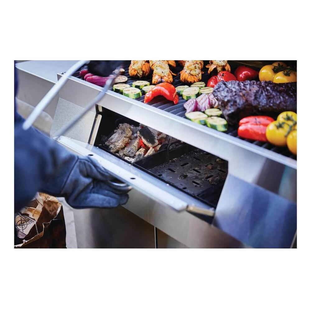 Napoleon Professional 605 Charcoal Cart Full Size Cart Grill , Charcoal, Stainless Steel