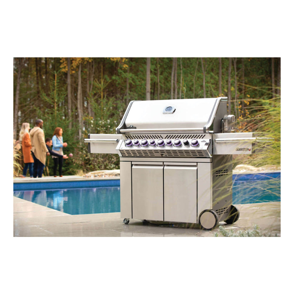 Napoleon Legacy Prestige PRO 665 RSIB with Infrared Side and Rear Burners , Propane, Stai
