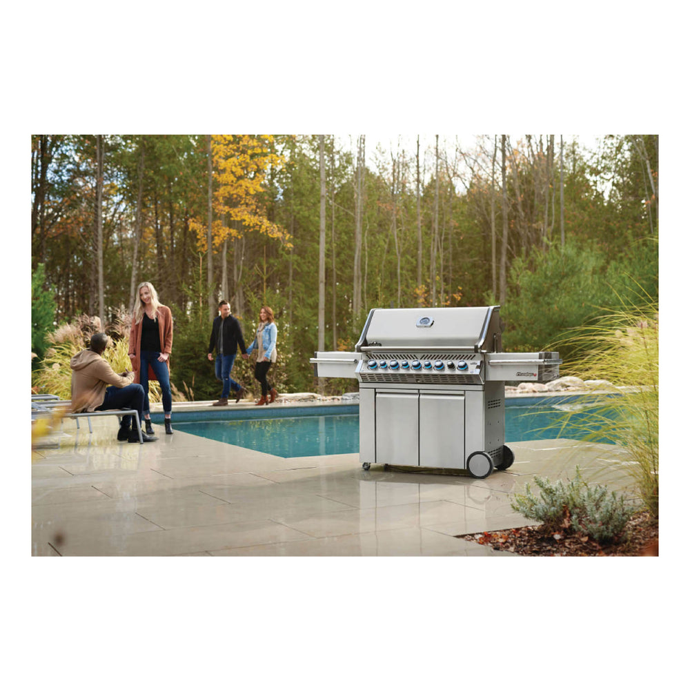 Napoleon Legacy Prestige PRO 665 RSIB with Infrared Side and Rear Burners , Propane, Stai
