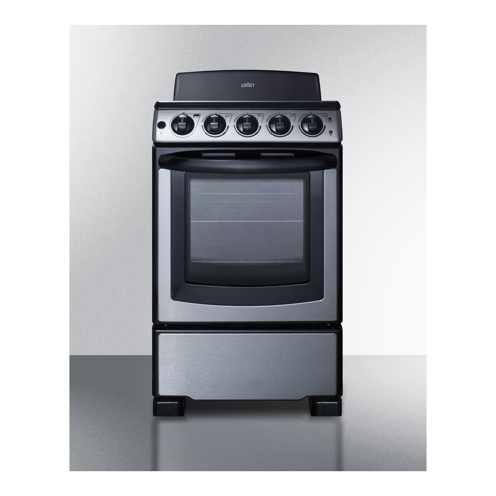 Summit 20" Wide Electric Coil Range