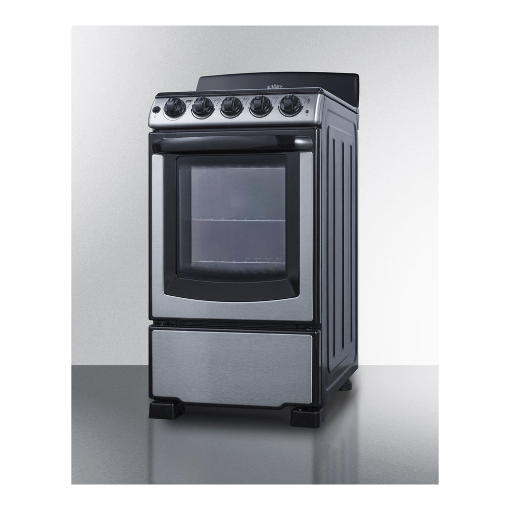 Summit 20" Wide Electric Coil Range