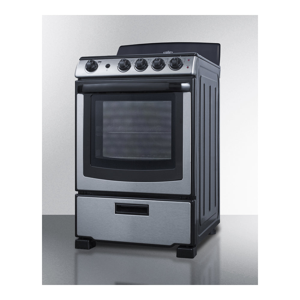 Summit 24" Wide Electric Coil Range