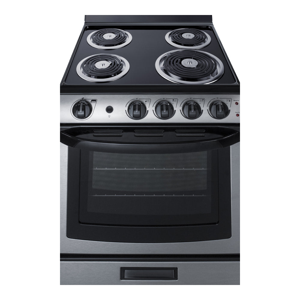 Summit 24" Wide Electric Coil Range