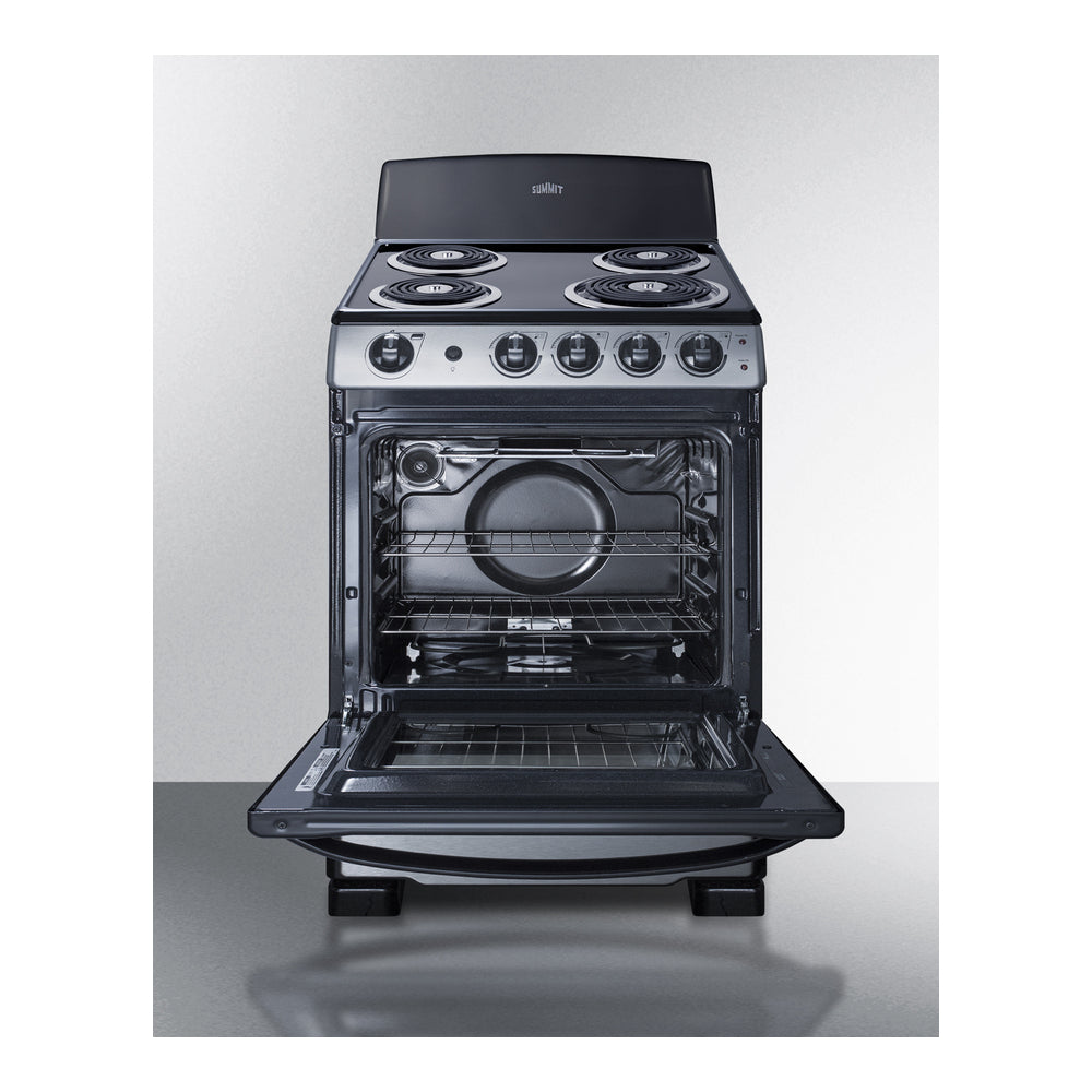 Summit 24" Wide Electric Coil Range