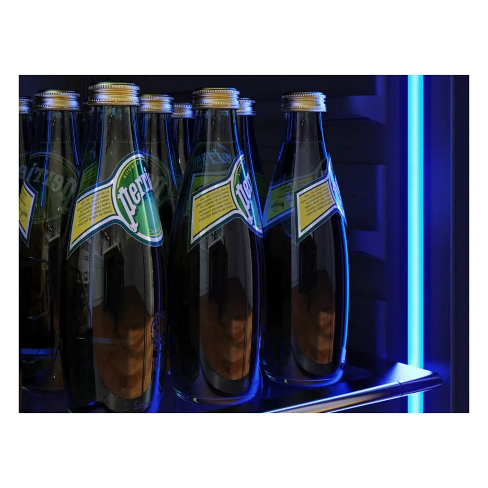 Zephyr Presrv Pro Beverage Cooler, 24in Under Cabinet, SS+Glass, Reverse Door, 1 Zone