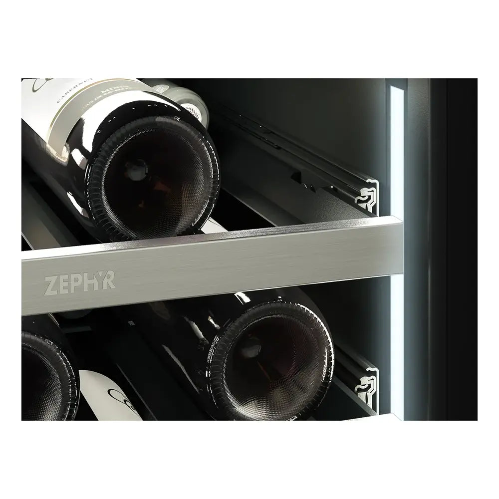 Zephyr Presrv Wine Cooler, 15in UC, SS+Gls, Rvs Door, 1Z