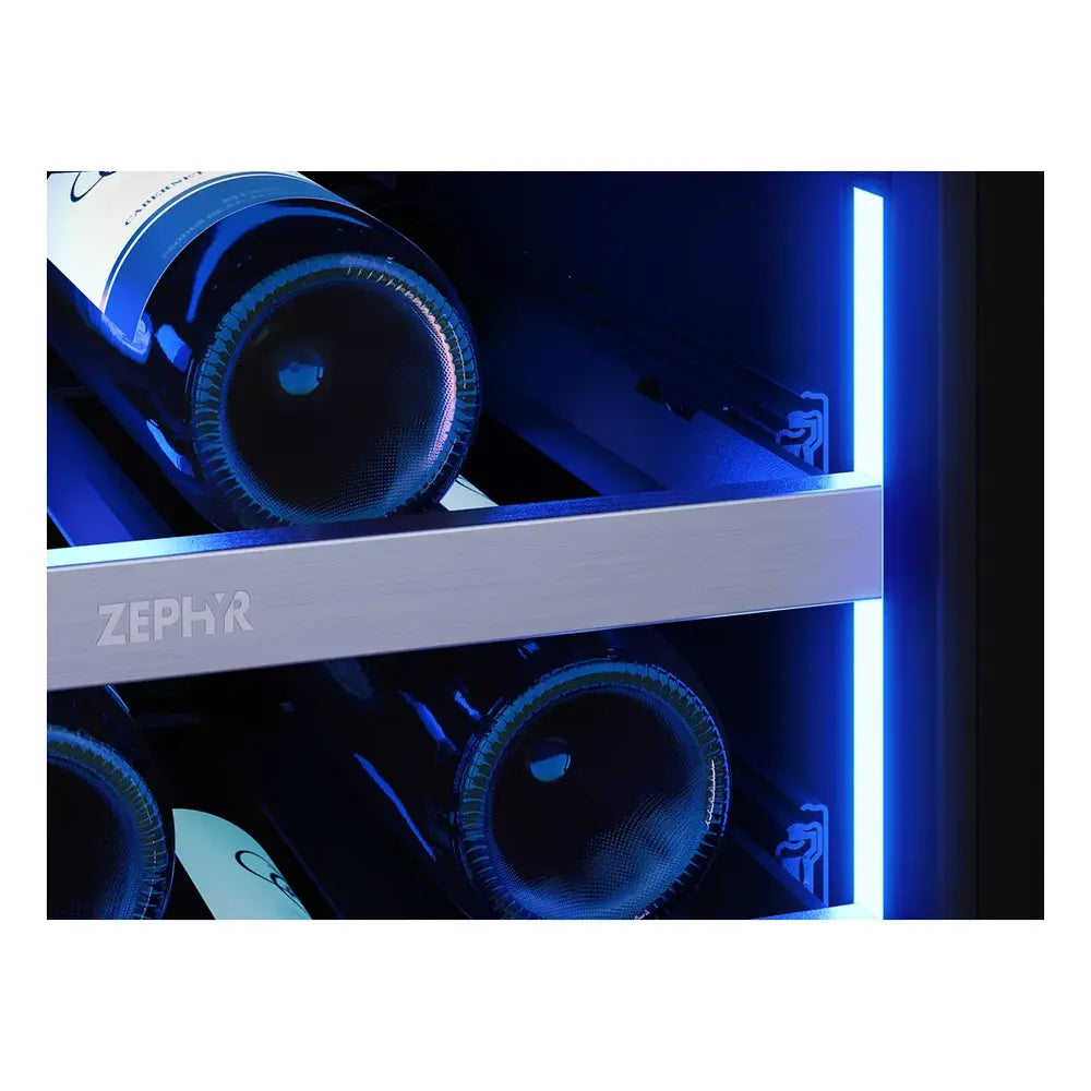 Zephyr Presrv Wine Cooler, 15in UC, SS+Gls, Rvs Door, 1Z