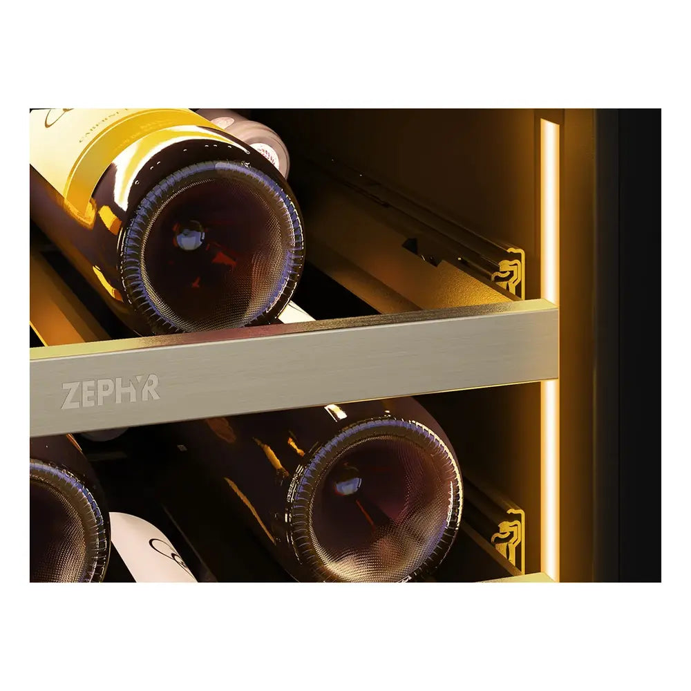 Zephyr Presrv Wine Cooler, 15in UC, SS+Gls, Rvs Door, 1Z