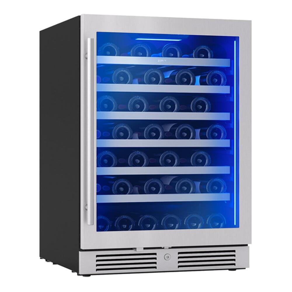 Zephyr Presrv Wine Cooler, 24in UC, SS+Gls, Rvs Door, 1Z